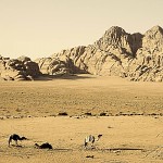 Désert - Wadi Rum. נוף במדבר, בצילום סטייל עבר